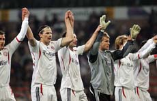 Bayern Munich coi như đã vào tứ kết sau khi vùi dập Anderlecht với tỷ số 5-0
